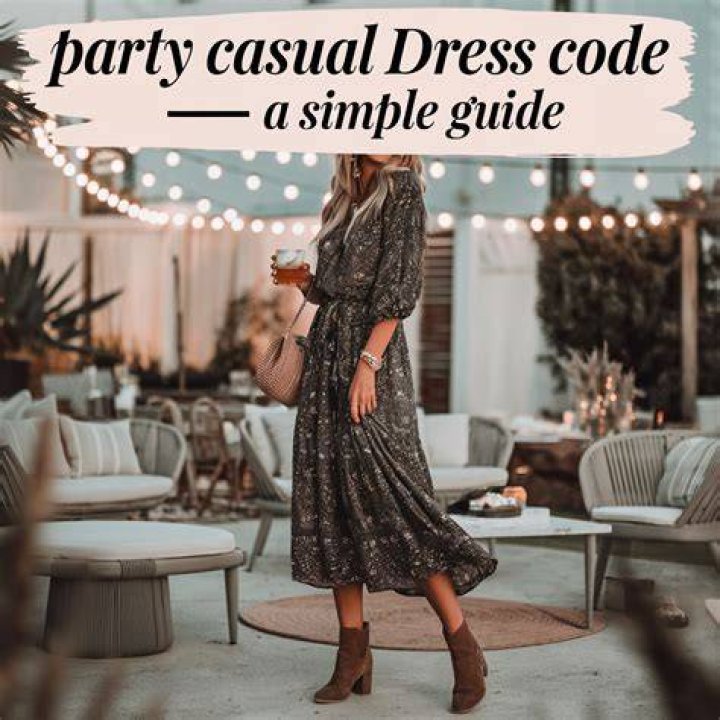 How should I dress for a casual party?