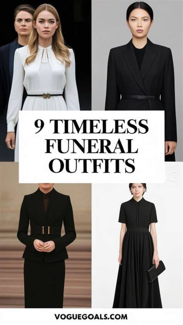 How should I dress for a funeral in white?