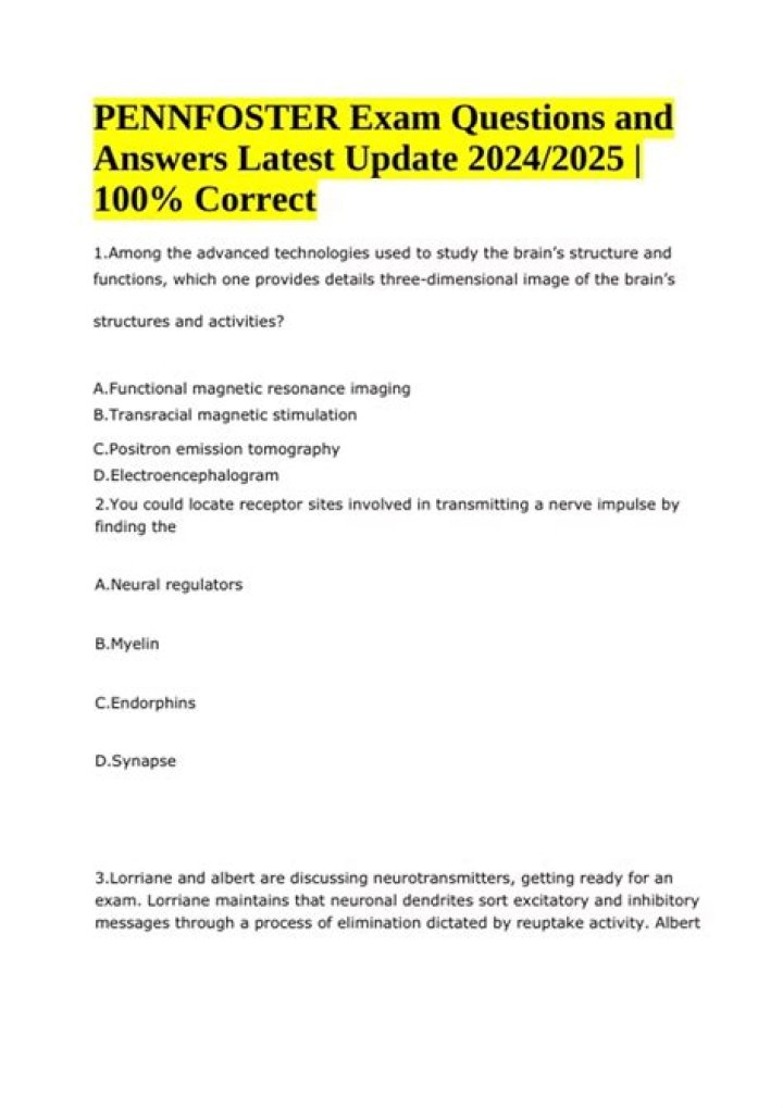 How to ask a tutor for answers to pennfoster exam?