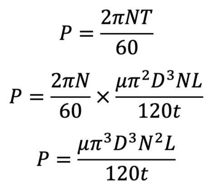 How to calculate the pressure between the nozzles?