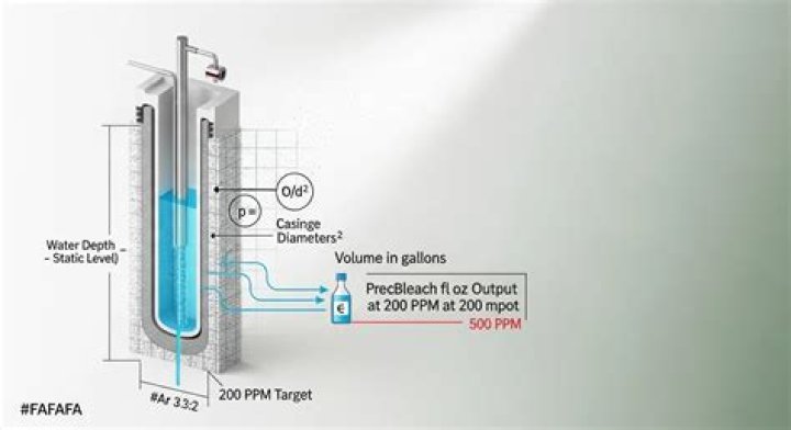 How to calculate the volume of Shock chlorination?