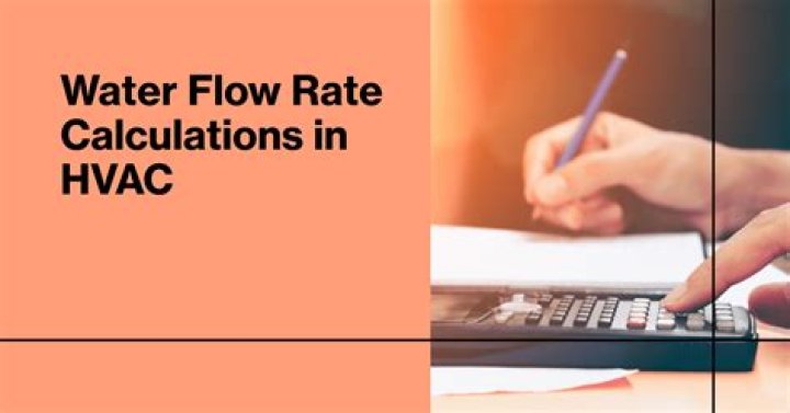 How to calculate water flow rate in a heating system?