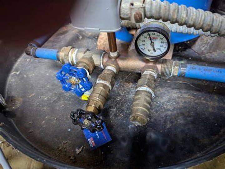 How to check water pressure in a well?