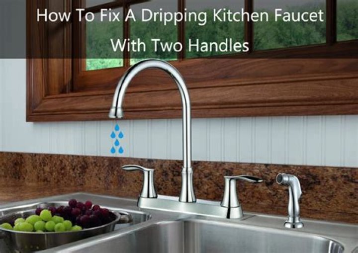 How to fix a dripping kitchen faucet?