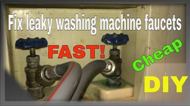 How to fix leaky washing machine faucets?