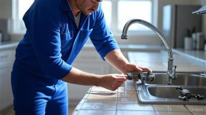 How to fix weak water pressure in kitchen sink?