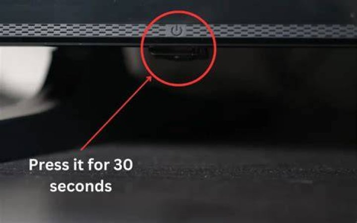 How to hold power button for 30 seconds?