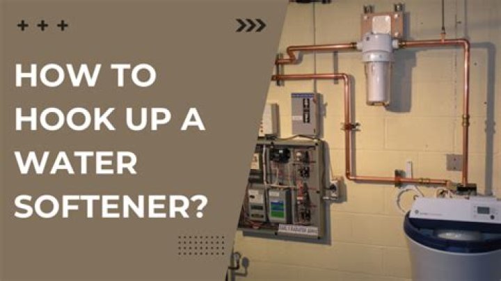 How to hook up a park water softener?