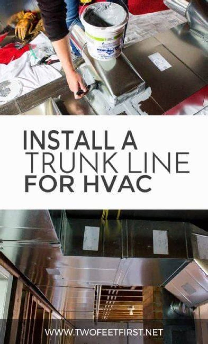 How to install a trunk line for HVAC?