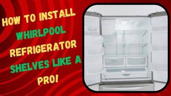 How to install a whirlpool refrigerator at home?