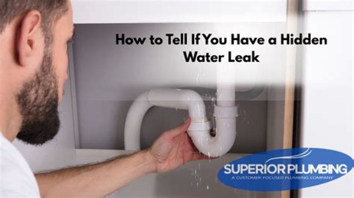 How to know if you have a water leak in your wall?