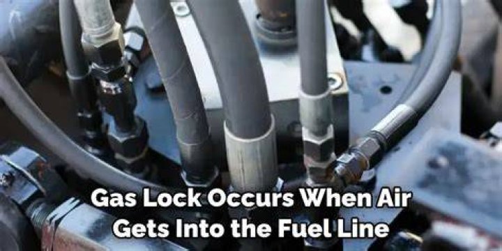 How to remove air lock in fuel line?