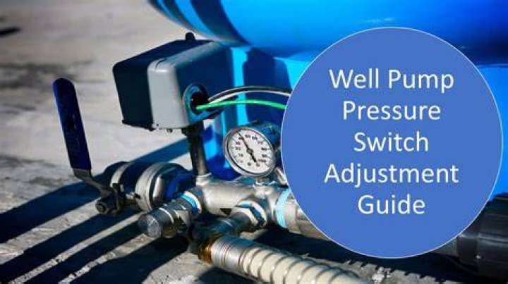 How to replace a water pump pressure control switch?