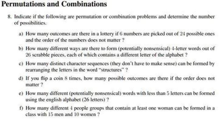 How to see combination and permutation problems differently?