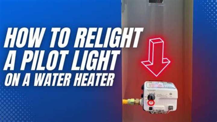 How to troubleshoot pilot light in gas water heater?