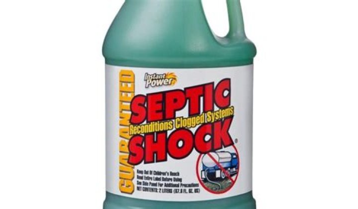 Is caustic soda safe for septic systems?