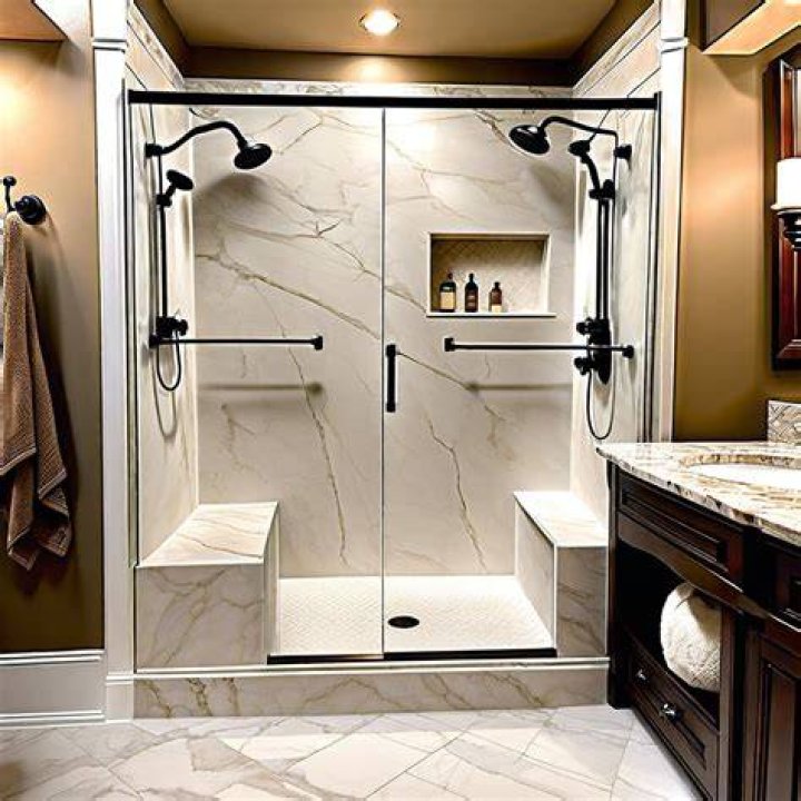 Is cultured marble a good choice for shower walls?