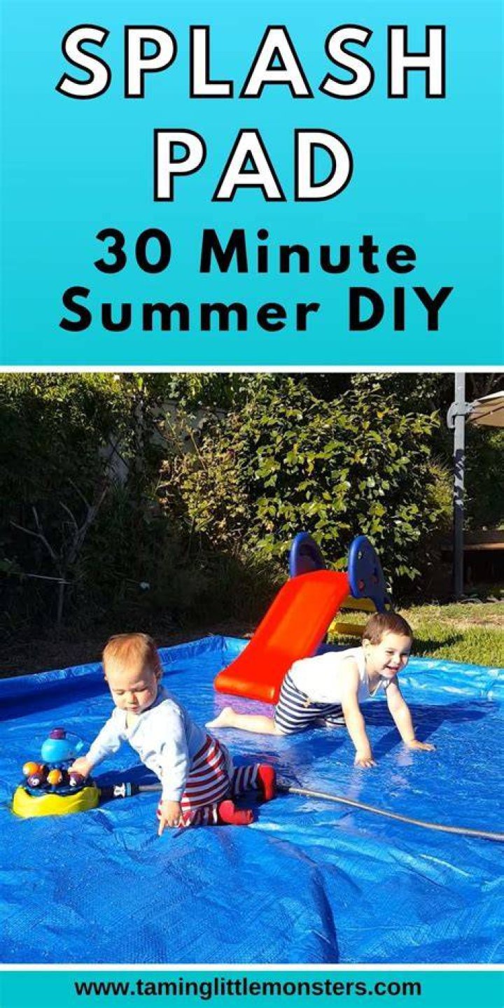 Is it easy to make a splash pad?