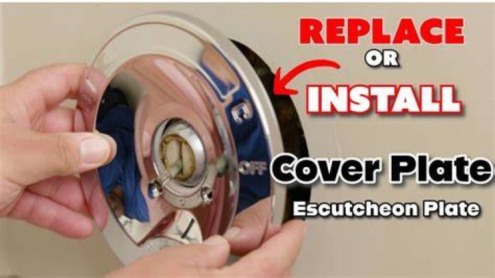Is it easy to replace an escutcheon in a shower?