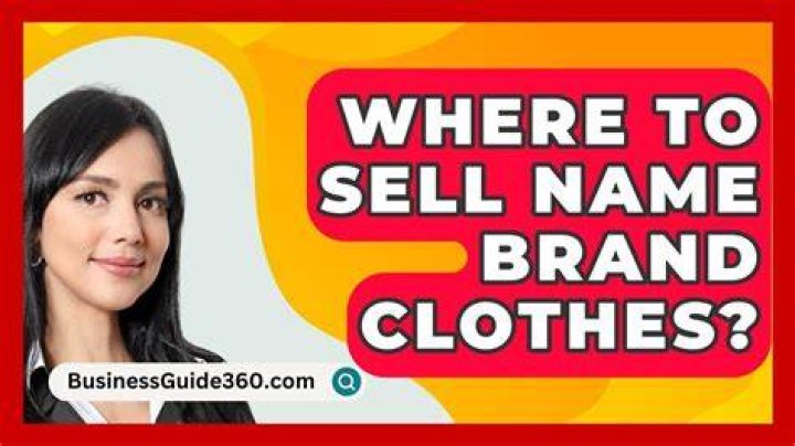 Is it illegal to sell name brand clothes?