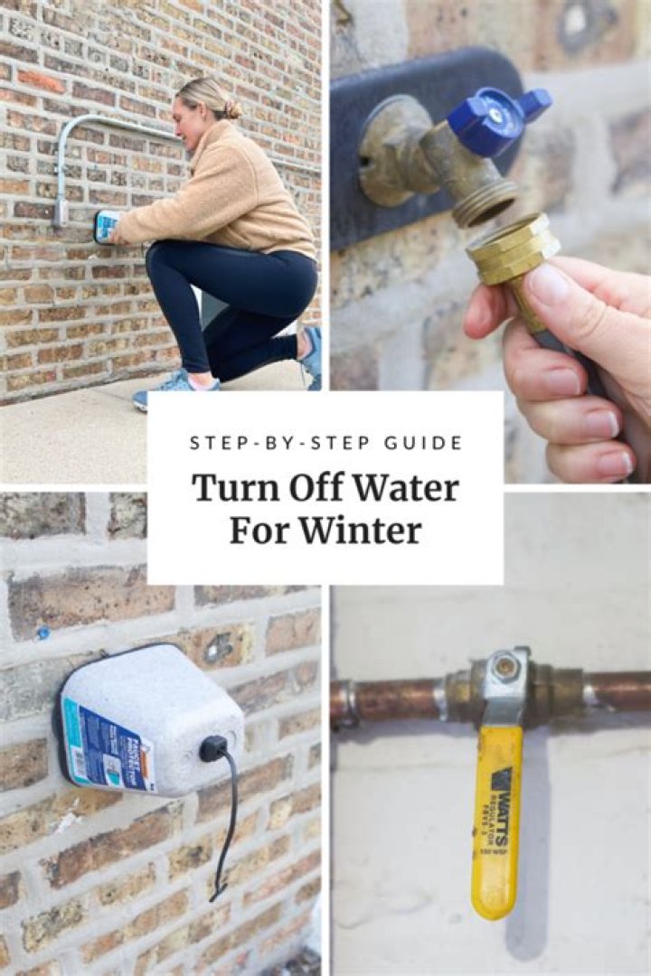 Is it necessary to turn off water outside faucet?
