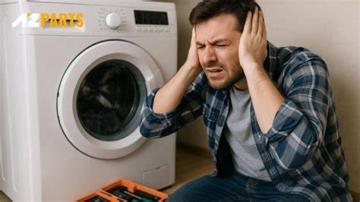 Is it normal for a washing machine to make a loud noise?
