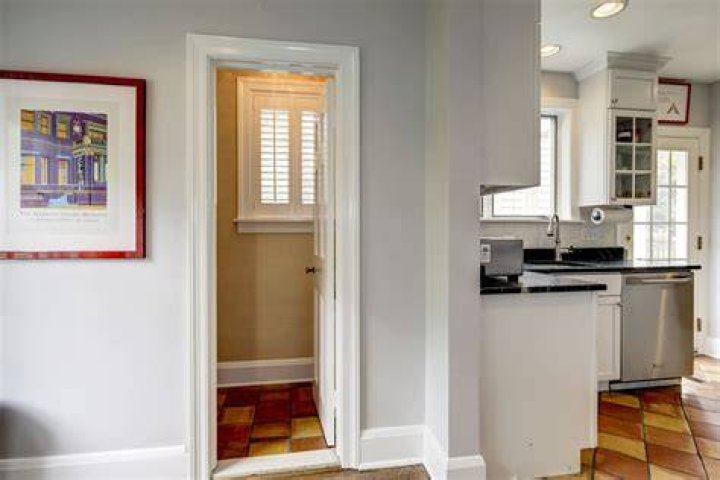 Is it normal to have a bathroom off the kitchen?