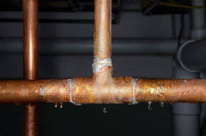 Is it normal to have condensation on water pipes in basement?