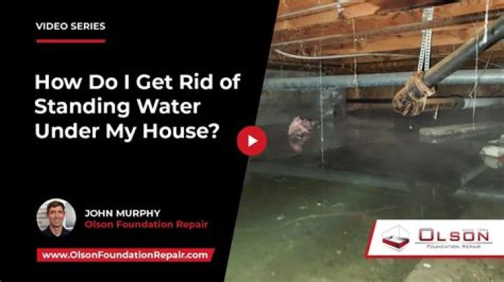 Is standing water bad for foundation?