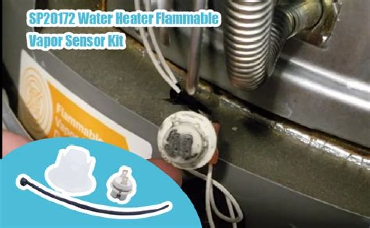 Is there a flammable vapor sensor on my water heater?
