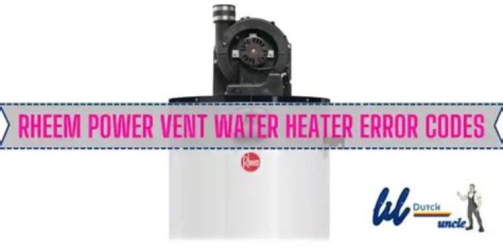 Is there a recall on Rheem power vent units?