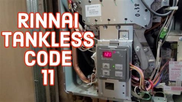 Is there an error code 11 or 12 on Rinnai?