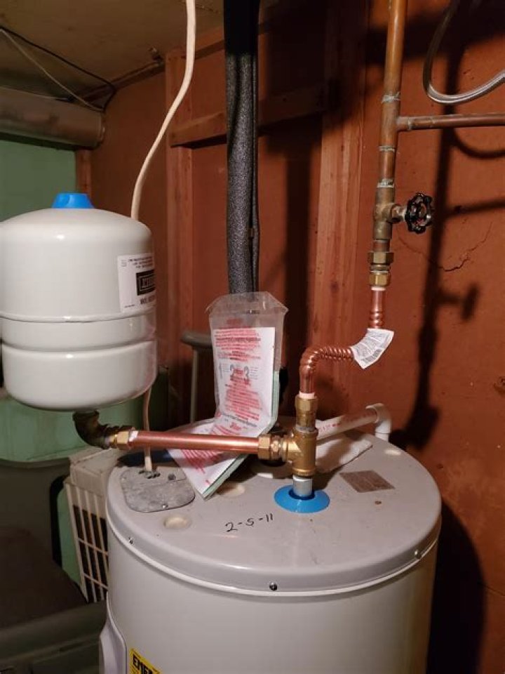 Is there an overflow on a water heater?