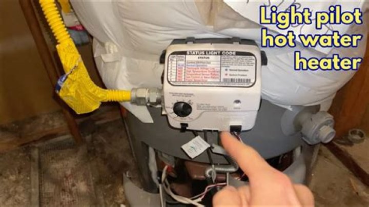 Is there supposed to be a flame when hot water tank is on pilot?