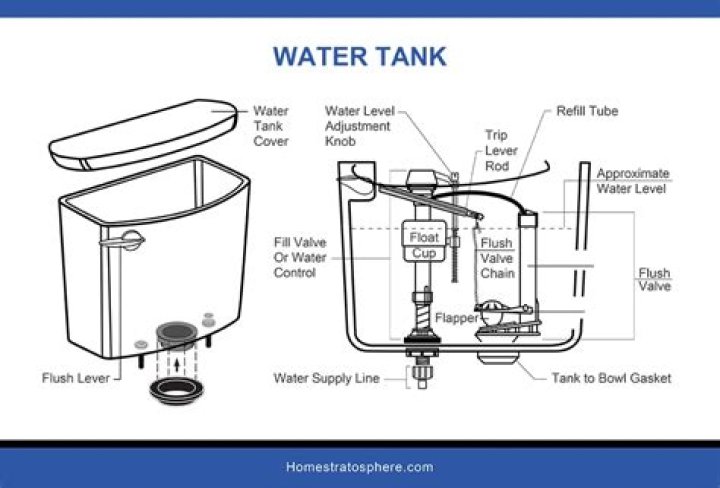 Is there supposed to be water in the toilet tank?