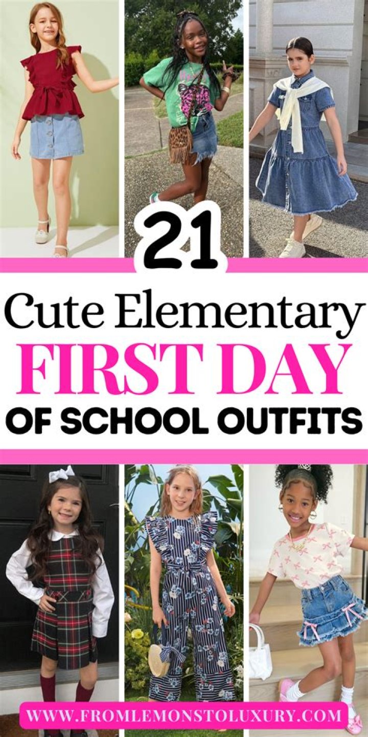 Should you dress up for the first day of school?