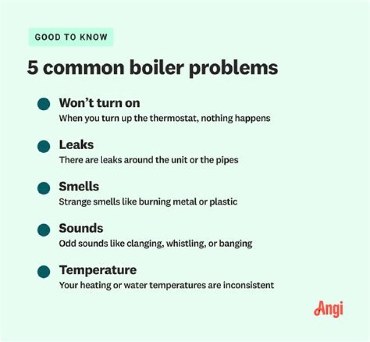 What are some of the most common boiler problems?