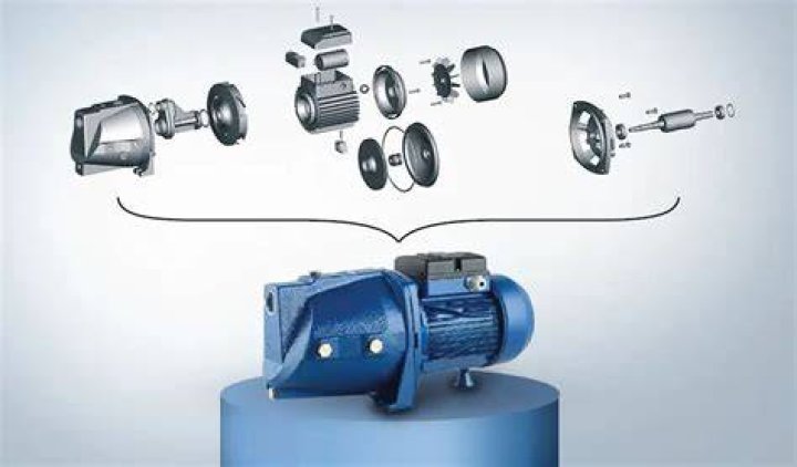 What are the components of jet pump?