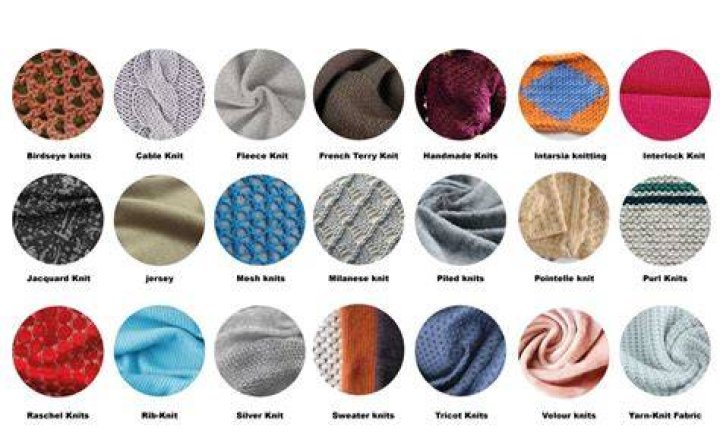 What are the different types of knit fabrics?