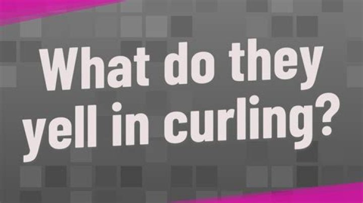 What are the numbers they yell in curling?
