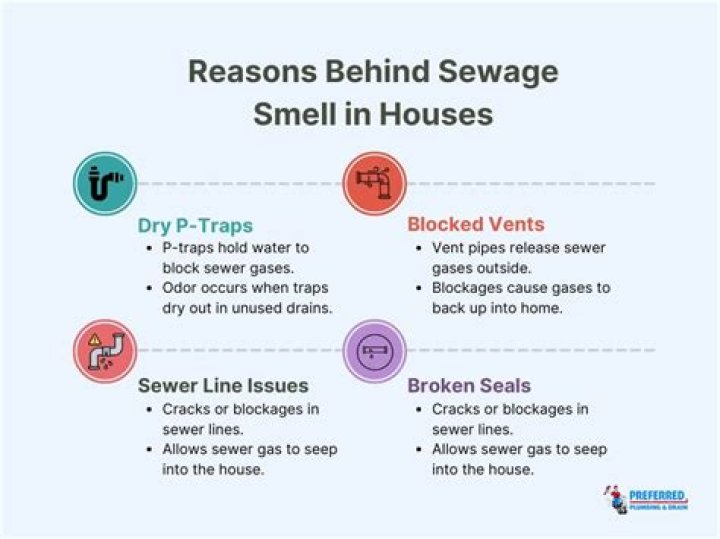 What can take away sewage smell?