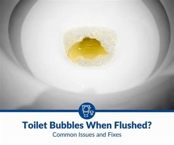 What causes a toilet to gurgle or bubble when flushed?