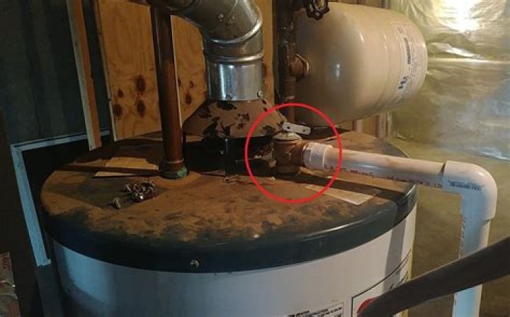 What causes a water heater pop off valve to leak?