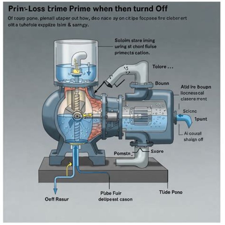 What causes a water pump not to prime?