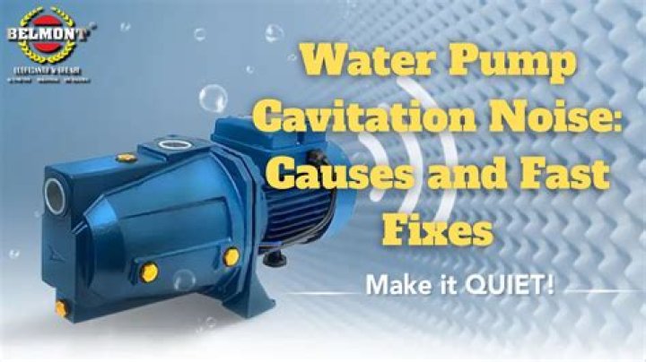 What causes a water pump to intermittently run?