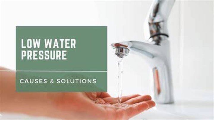 What causes no water pressure in your house?
