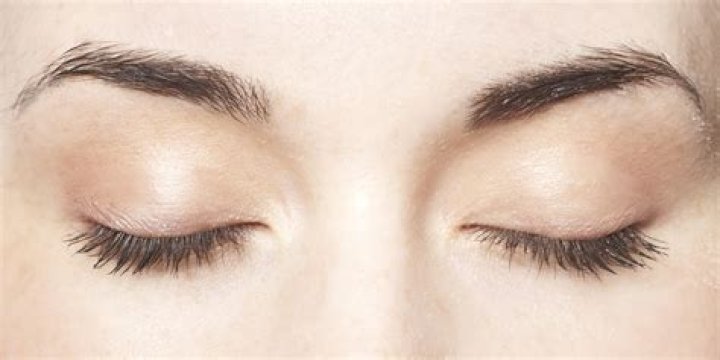 What causes partially closed eyes?