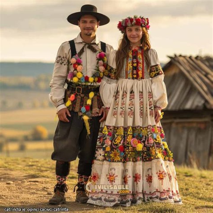 What clothes do people wear in Romania?