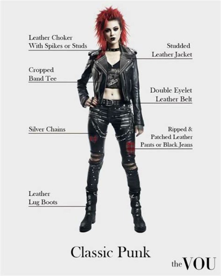 What clothes do punks wear?
