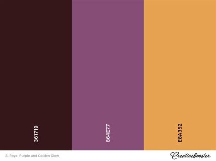 What color looks best with purple?